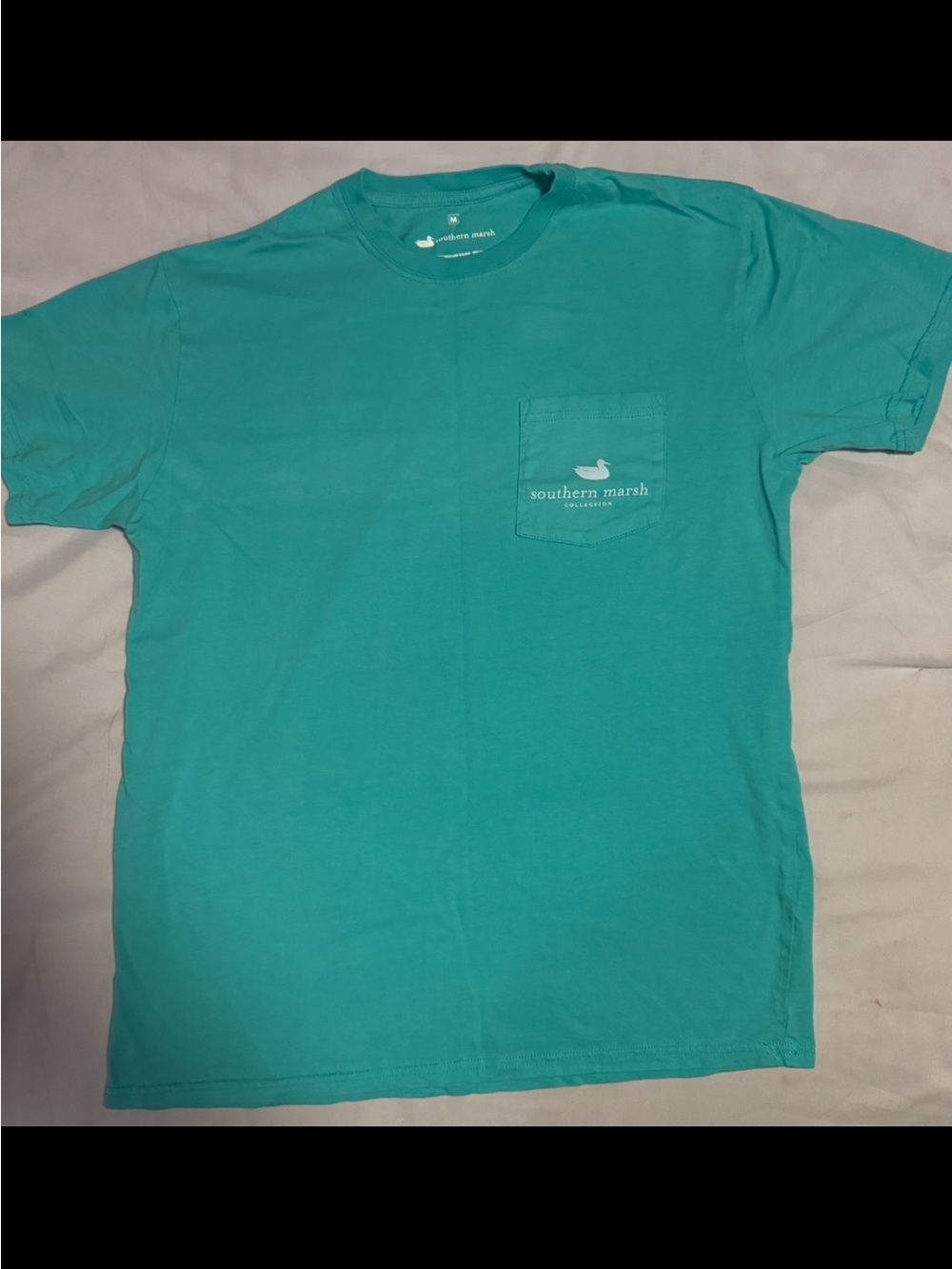 Southern Marsh Men’s Teal Pocket Tee